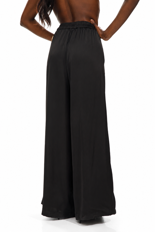 Midnight Flow Wide-Leg Pants
