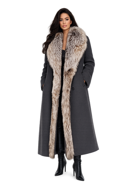Arctic Fur Collar Coat