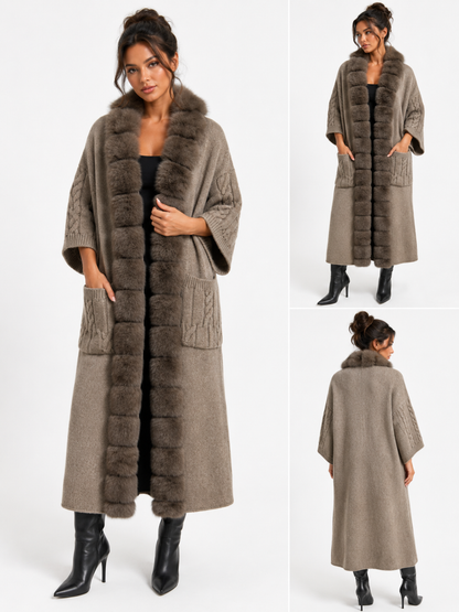 Winter Fur-Trim Coat