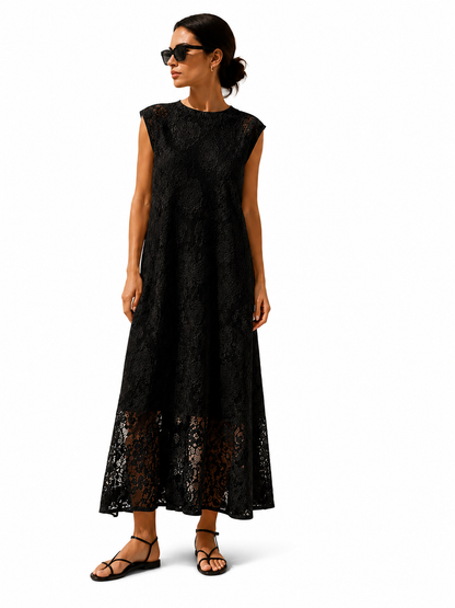 Ivory Lace Serenity Maxi Dress