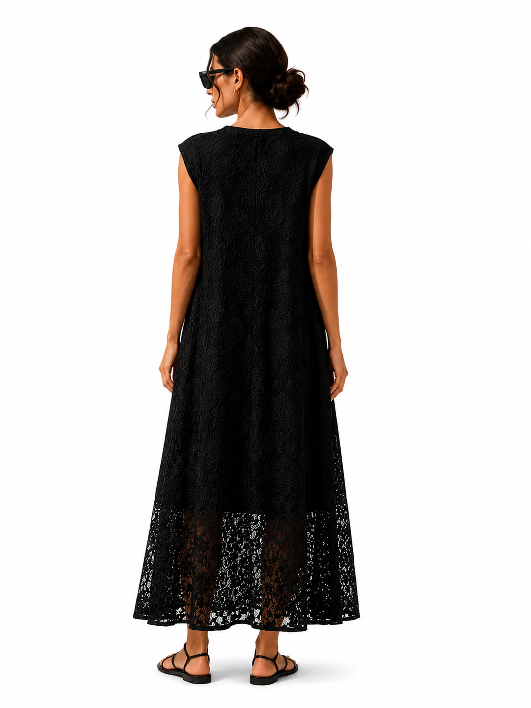 Ivory Lace Serenity Maxi Dress