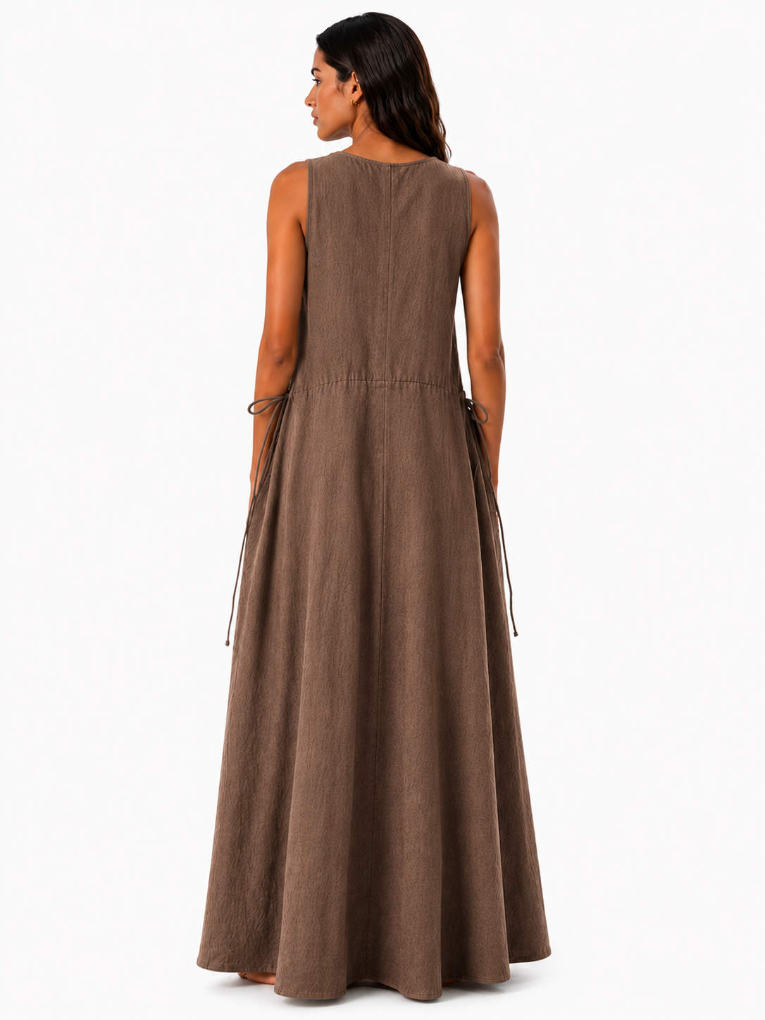 Coastal Breeze Linen Maxi Dress