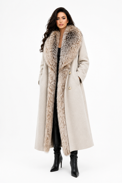Arctic Fur Collar Coat