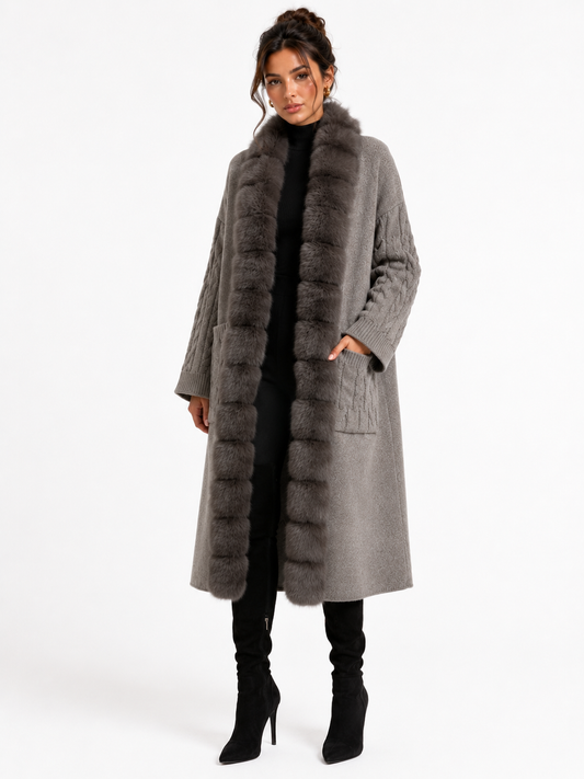 Winter Fur-Trim Coat