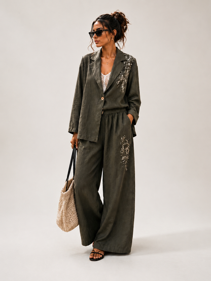 Embroidered Cotton Set