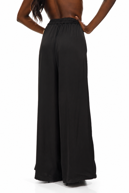 Midnight Flow Wide-Leg Pants