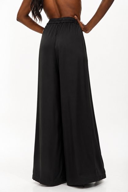 Midnight Flow Wide-Leg Pants