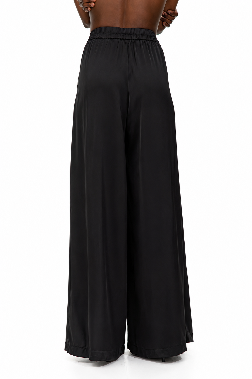 Midnight Flow Wide-Leg Pants