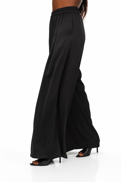 Midnight Flow Wide-Leg Pants