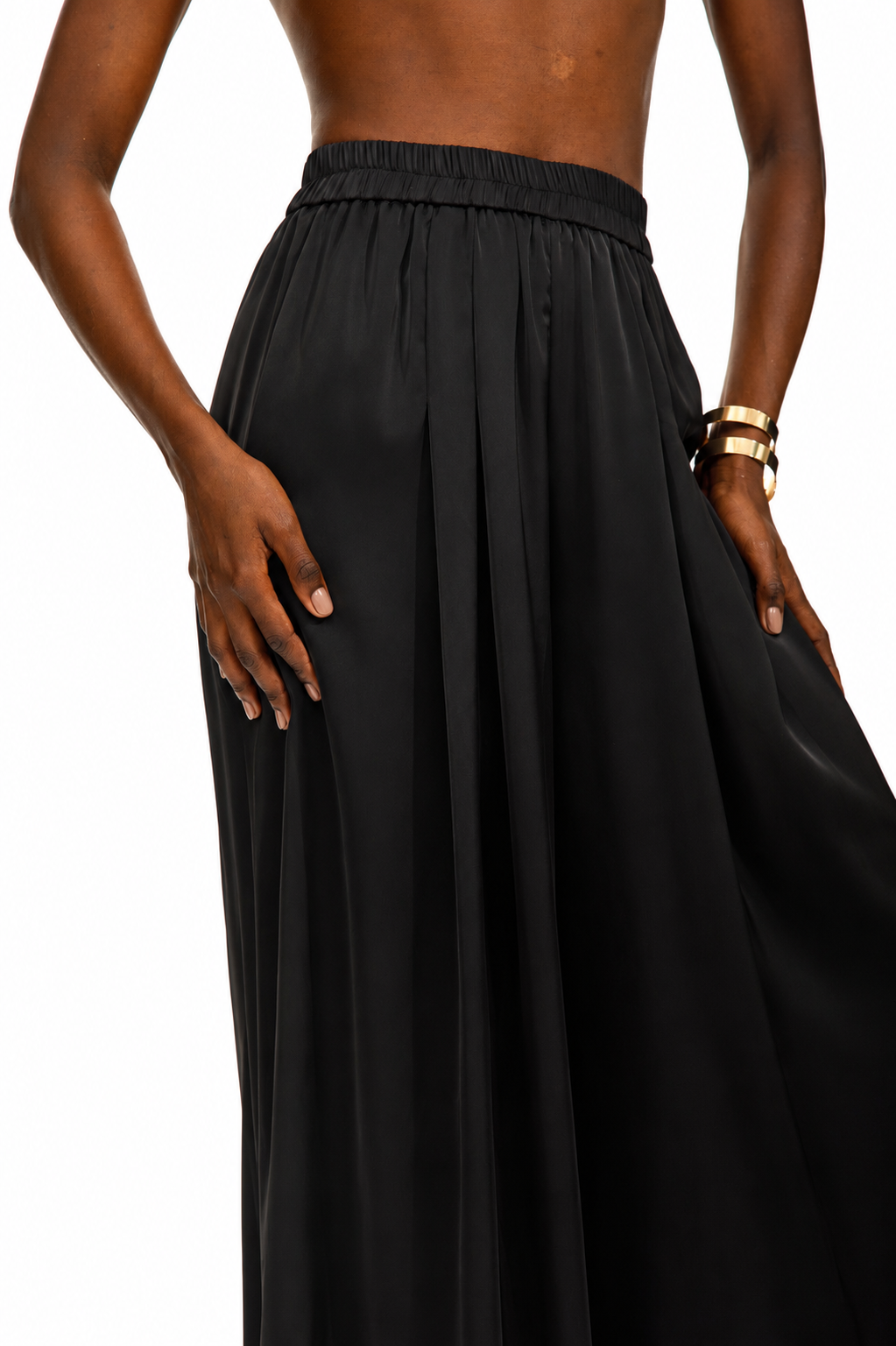 Midnight Flow Wide-Leg Pants