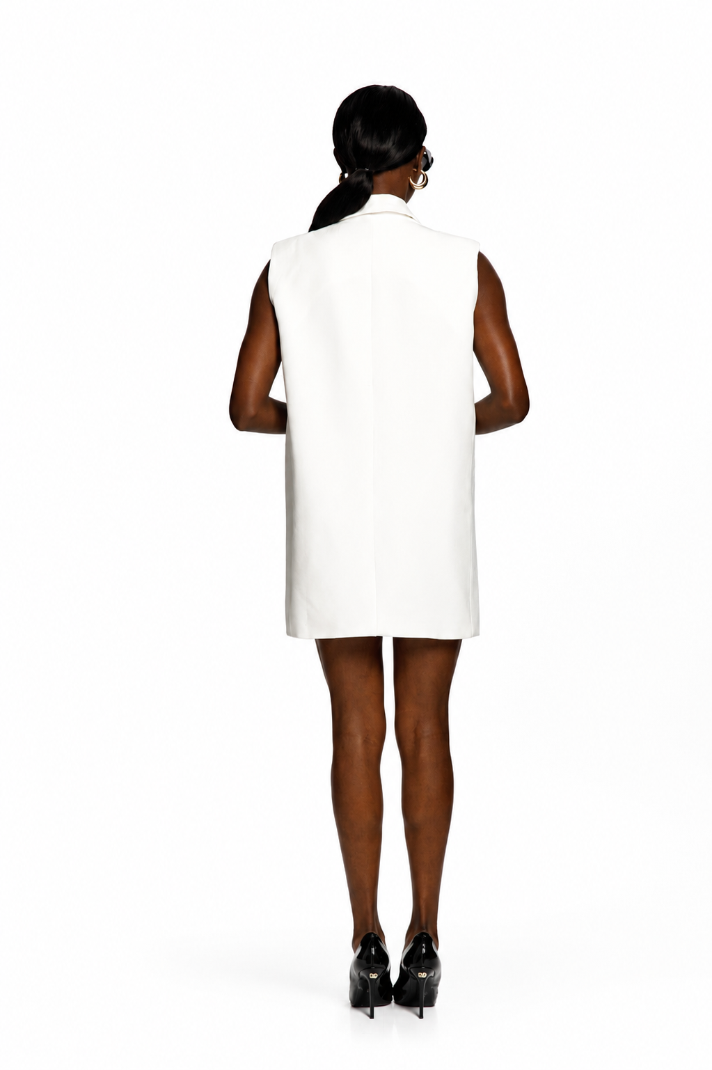 Rosette Tailored Blazer Dress