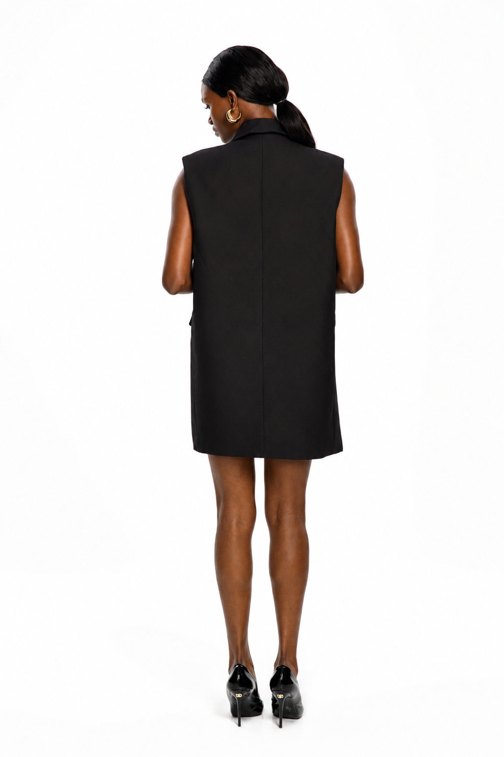 Rosette Tailored Blazer Dress