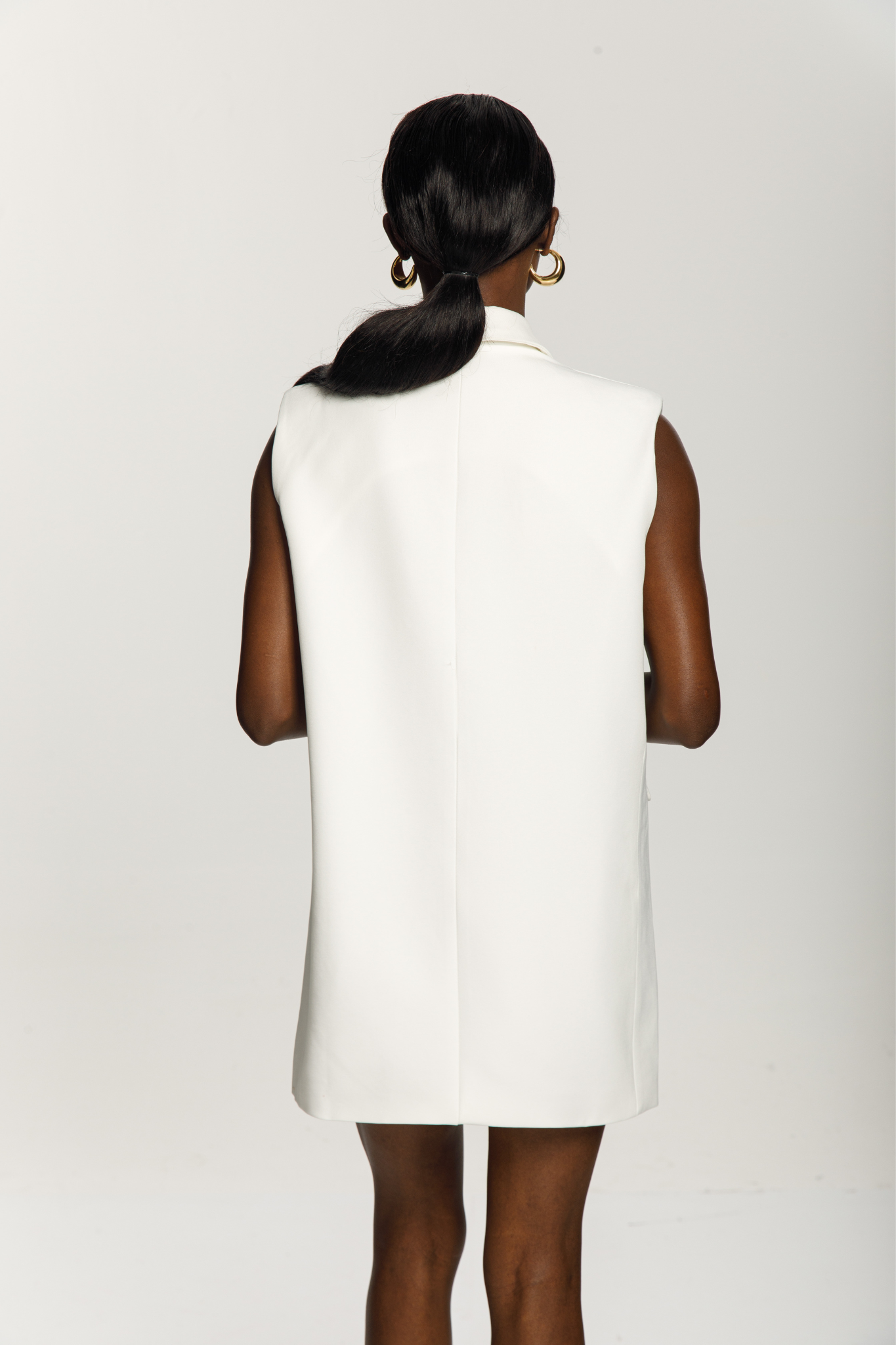 Rosette Tailored Blazer Dress