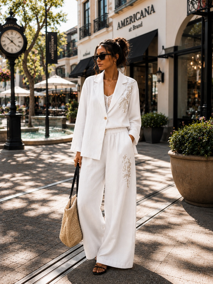 Embroidered Cotton Set