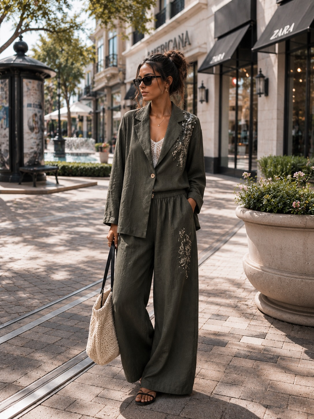 Embroidered Cotton Set